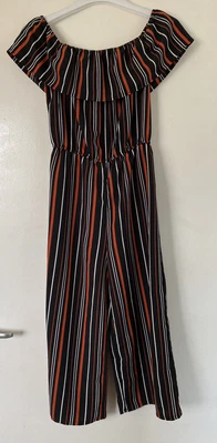 £2.50 • Buy Girls New Look Striped Trousers Play Suit 12