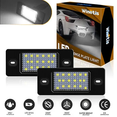 2X White LED License Plate Light For Volkswagen VW Golf4 MK4 Variant Bora Jetta • $13.48