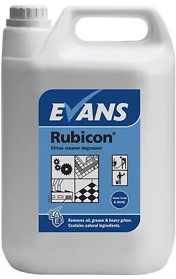 £7.99 • Buy EVANS - RUBICON - Citrus Oil & Grease Remover (5L)
