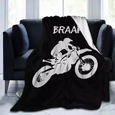 Dirt Bike - Motocross Fleece Blanket Throw Lightweight Blanket Super Soft Coz... • $34.88