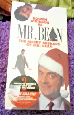 Rowan Atkinson As Mr Bean Factory Sealed Vhs The Merry Mishaps Of Mr Bean • $12.95