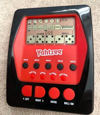 Hasbro Yahtzee Handheld Digital Game 2012 A2125 • $7