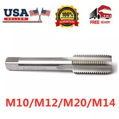 New HSS M10 M12 M14 M20 Metric Taper & Plug Tap Right Hand Thread Pitch USA • $11.47