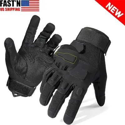 Tactical Full Finger Gloves Military Hunting Shooting Sports Gloves Hand Gear • $13.89