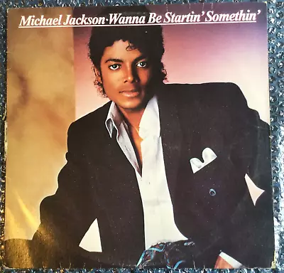 Michael Jackson - Wanna Be Startin’ Somethin’ 12” 45 Single Record  Rare • $45.45