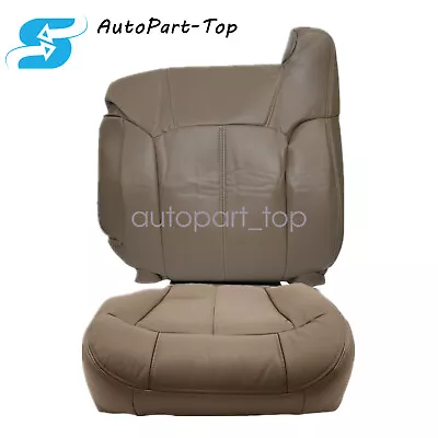 Fits 99-02 GMC Sierra Replacement Driver Side Bottom-Top Seat Cover Neutral Tan • $59.25