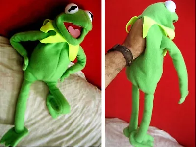 Kermit Muppet Rana Rene Hand Puppet Toy Sesame Street Elmo Titere Juguete MuÑeco • $55