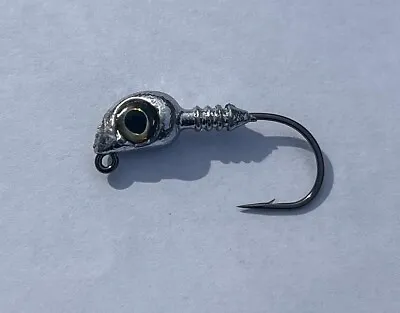 Bag Of 10 1/4 Oz Shad Style JigHeads With 2/0 Mustad Ultra Point 2x Strong Hooks • $10