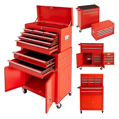 8-Drawer Rolling Tool Chest Steel Combination Set Red • $219