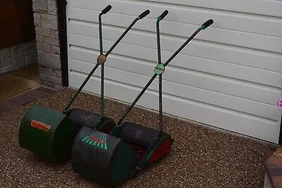 2 Webb Witch Cylinder Hand Mowers In Good Condition Original Green  • £50
