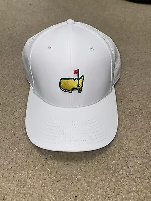 2024 Masters White Tech Embroidered Logo Performance Hat Augusta National Golf • $70