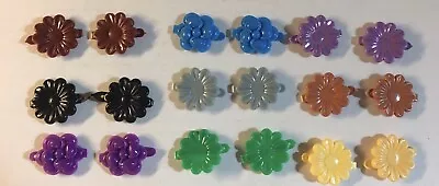 Vintage Goody 1980's Hair Clip Snap Tight Barrettes - Mixed Flower Lot “C” • $6