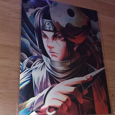 Sasuke 3D Holographic Lenticular Poster Naruto  • $22.50