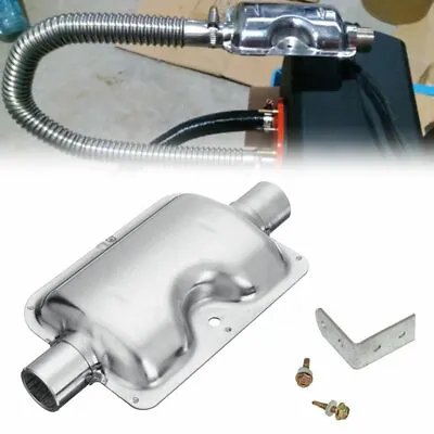 Car Exhaust Pipe Silencer Air Diesel Heater  Muffler For Webasto Eberspacher • £9.12
