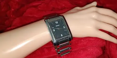 £12.99 • Buy DKNY Mens Rectangular Face All Stainless Steel Quartz Watch