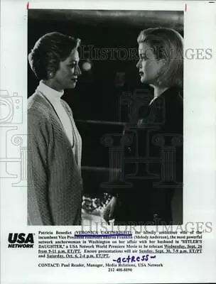 1990 Press Photo Veronica Cartwright Melody Anderson In  Hitler's Daughter  • $19.99