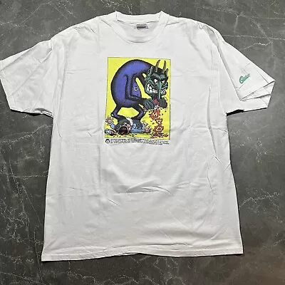 Vintage 90’s Mad Magazine Rare Graphitti Designs Comic Cartoon Shirt Size XXL • $74.99