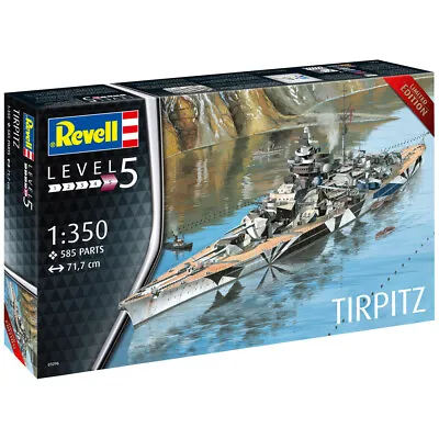 Revell 1/350 Battleship Tirpitz Model Kit Limited Edition • £84.99