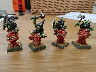 4 X Squig Hoppers (oop Metal) -Painted - Warhammer  Goblins  Gloomspite Gits • £16.79