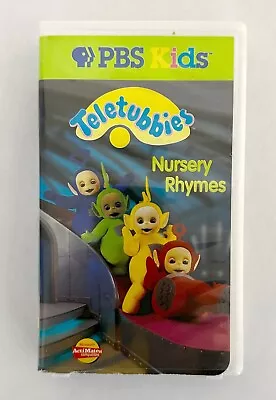 Teletubbies PBS Kids Nursery Rhymes (VHS 1999) Hard Clamshell Case • $5