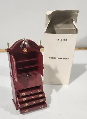 Dollhouse Miniatures Marx Secretary Desk With Original Box  Collectable  *read • $17.59