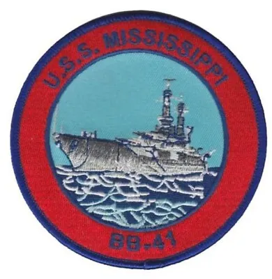 USS Mississippi BB-41 Patch – Plastic Backing 4  • $13.99