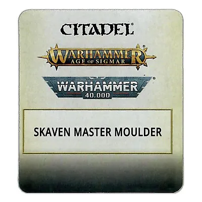 Warhammer AOS Skaven : Master Moulder • NIB Metal Age Of Sigmar • $25
