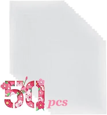 Translucent Vellum Paper - Pack Of 50 - Vellum Transparent Paper 8.5 X11  110GSM • $16.99