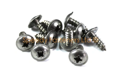 £3.99 • Buy 10x Honda Stainless Motorcycle Fairing Self Tapper Tapping Screws 5mm X 12mm