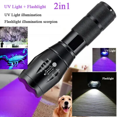 Super Bright 990000lm UV Torch Ultra Violet Flashlight Blacklight Light Lamp LED • $8.50