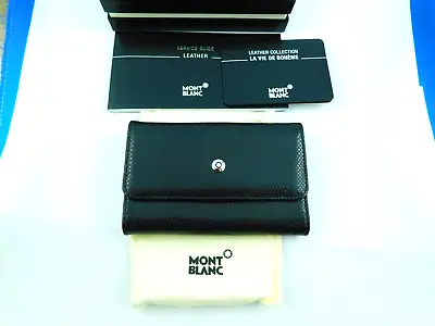 Montblanc La Vie Boheme Black Leather Key Case Mens Nos • $145