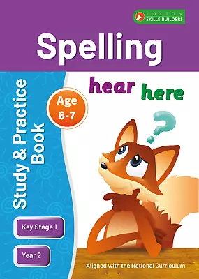 KS1 Spelling Study & Practice Book For Ages 6-7 (Year 2) • £6.99