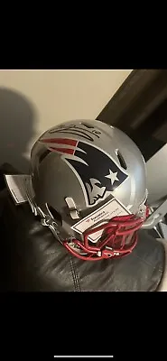 $255 • Buy Mac Jones New England Patriots Signed Full Size Authentic Helmet