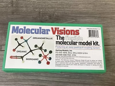 Molecular Visions The Flexible Molecular Model Kit By Darling Models With Case • $23