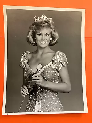 Susan Akin  Miss America  Original Vintage Press Headshot Photo W/snipe 7x9  • $9