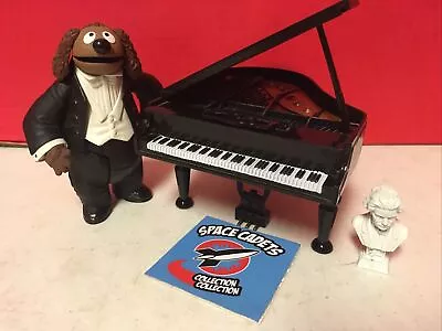 The Muppet Show 25 Years Rowlf Piano Beethoven Bust Rolf Action Figure USED • $69.99