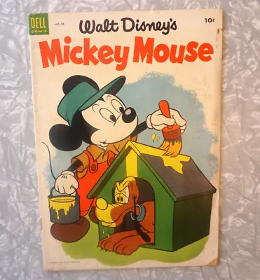 Walt Disney's Mickey Mouse #33 Dell 1941 Comic Book 10 Cent Cover Nice! • $18