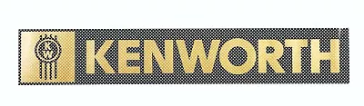 Kenworth Windscreen Decal Banner - 736 X 123 Mm Black/gold; T4 T6 T9 C5 Split • $57.15