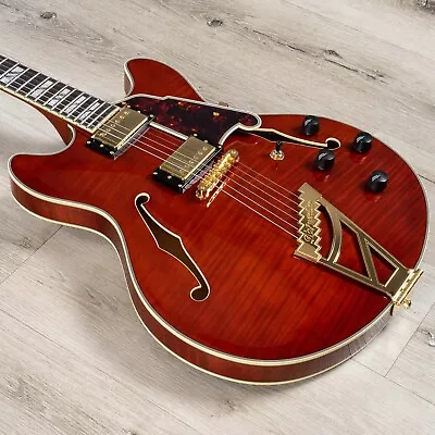 D'Angelico DAEDCVIOGS Excel DC Semi-Hollow Guitar Rosewood Fretboard Viola • $1999.99