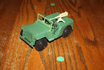 Vintage Andy Gard Army  Rat Patrol  Jeep Recast Sitters & Recast MPC MG - Marx • $16.99