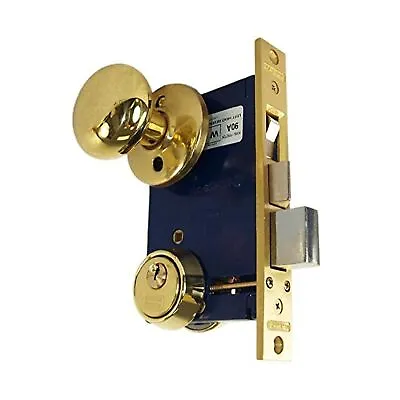 Marks 22AC RHR Double Cylinder Iron Gate Ornamental Mortise Lock Set With 2-1... • $127.39