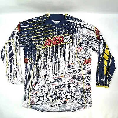 $28.90 • Buy Answer Red Bull Motocross Long Sleeve James Stewart Racing Jersey Men’s L ANSR
