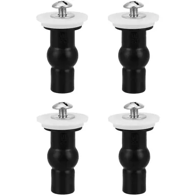 4-Pack Toilet Seat Screws Hinges Expanding Rubber-Top Nuts Fixings WC Blind-Hole • $21.58