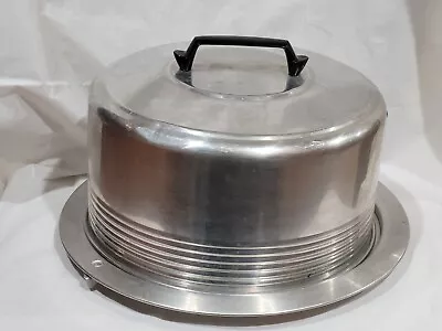 Vintage Regal Ware Aluminum Covered Cake Carrier With Locking Lid W/ Handle • $15