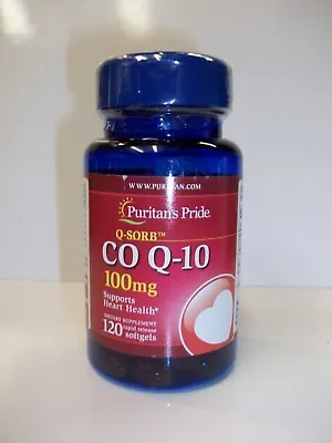 Puritan's Pride Q-Sorb Co Q-10 100mg Softgel - 120 Count • $15.70