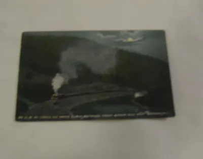 1907-15 Trout Brook Ny Railroad Photo Postcard “o. & W. Train On Snake Curve” Be • $7.50