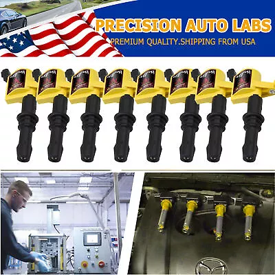 8 Ignition Coils DG511 Spark Plug For 2007-2008 Ford Explorer Sport Trac 4.6L V8 • $63.38