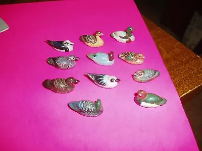 Vintage Lot Of 11 Miniature Duck Figurines • $9.99