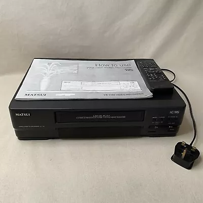 Matsui Video Cassette Recorder VX 1100 HQ VHS Player Long Play REPAIRS PARTS • £10.84