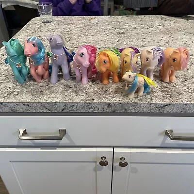 My Little Pony Lot Of 9 Flaws 1980’s Medley Heartthrob Firefly Lemondrop + • $31